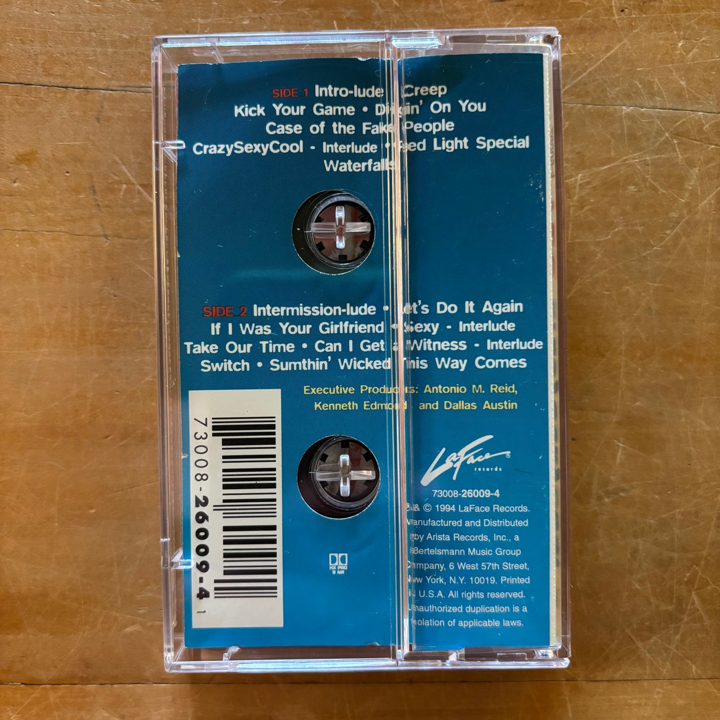 TLC - CrazySexyCool (cassette)