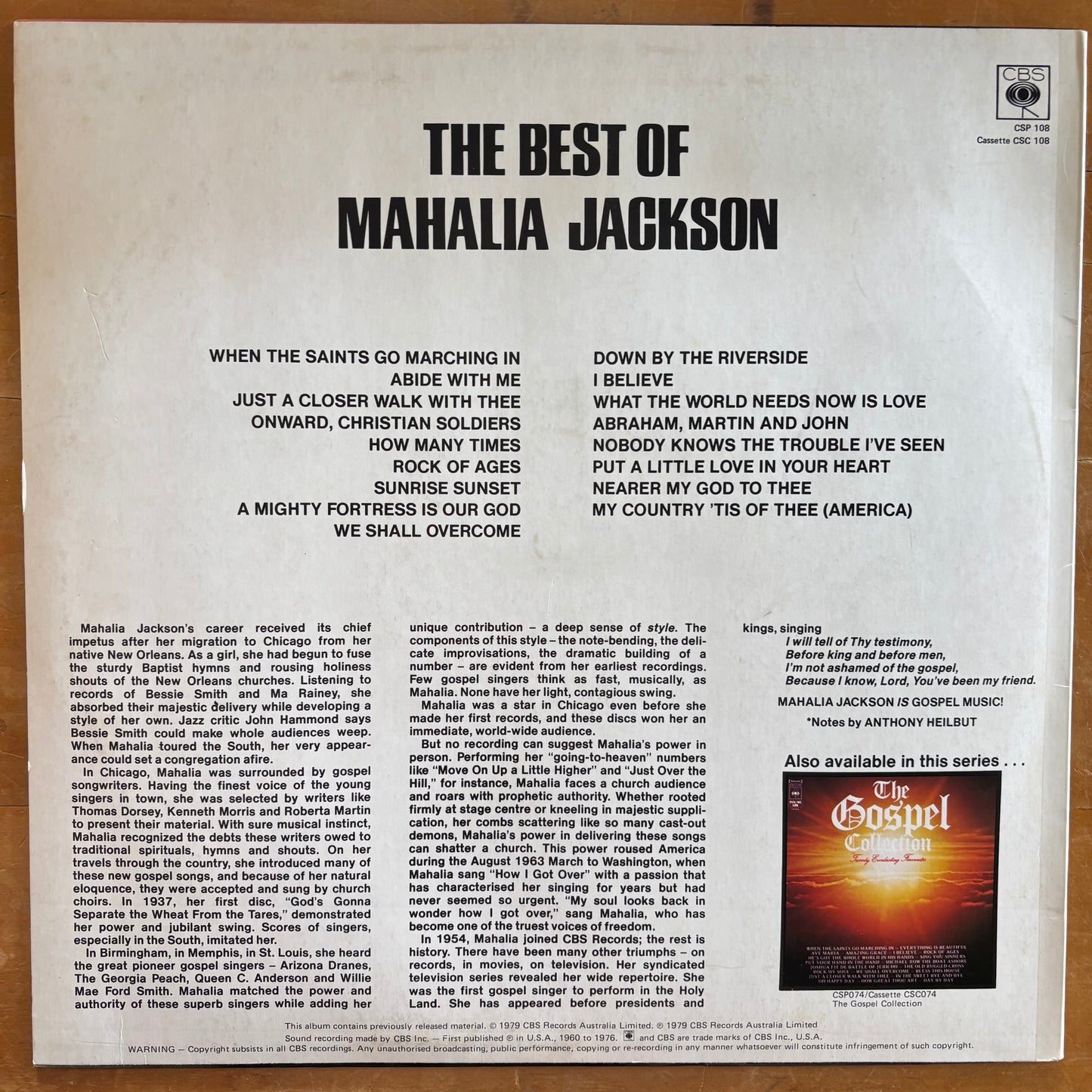Mahalia Jackson - The Best Of Mahalia Jackson