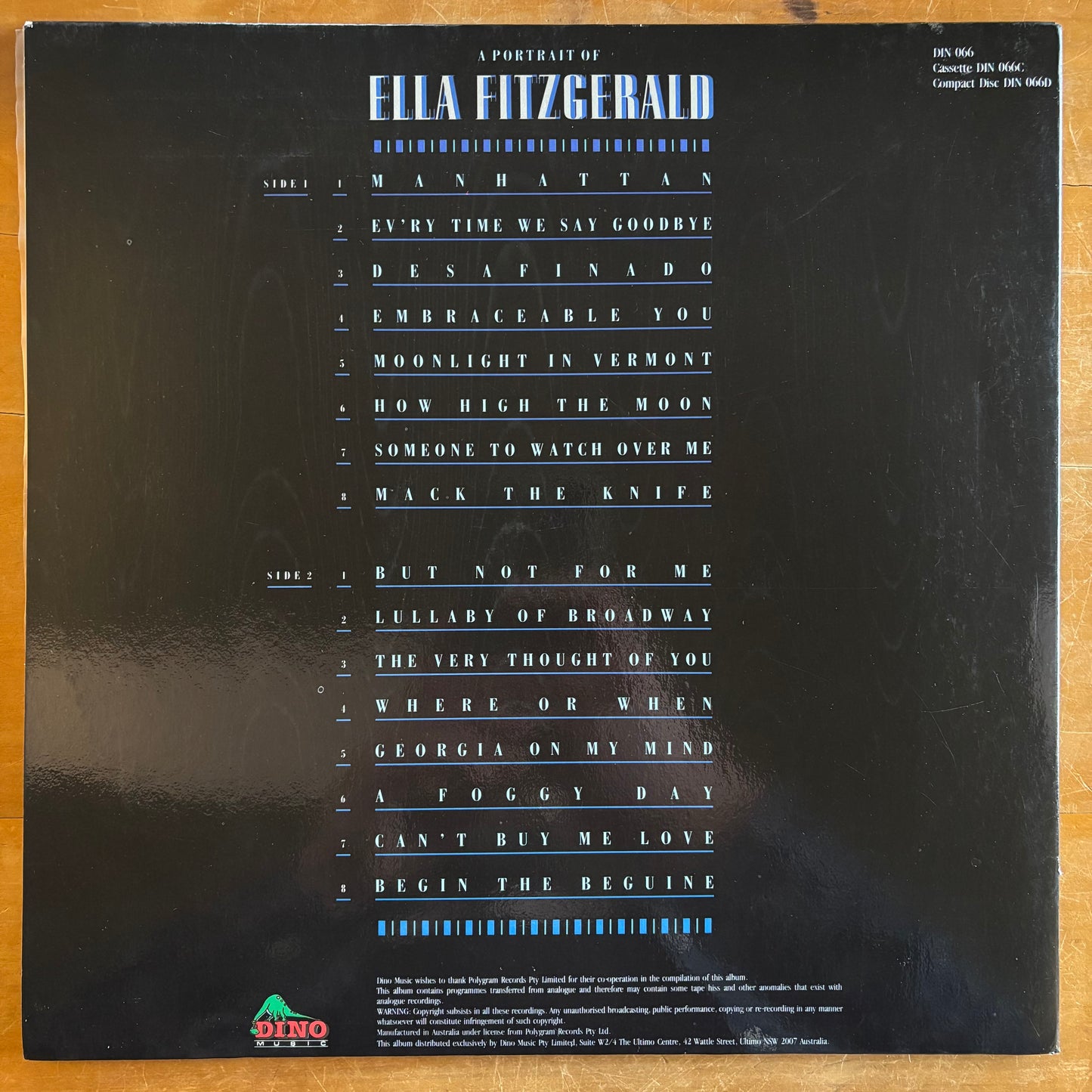 Ella Fitzgerald - A Portrait Of Ella Fitzgerald