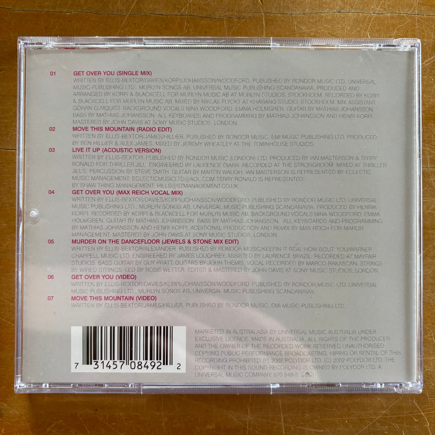 Sophie Ellis-Bextor - Get Over You (CD)