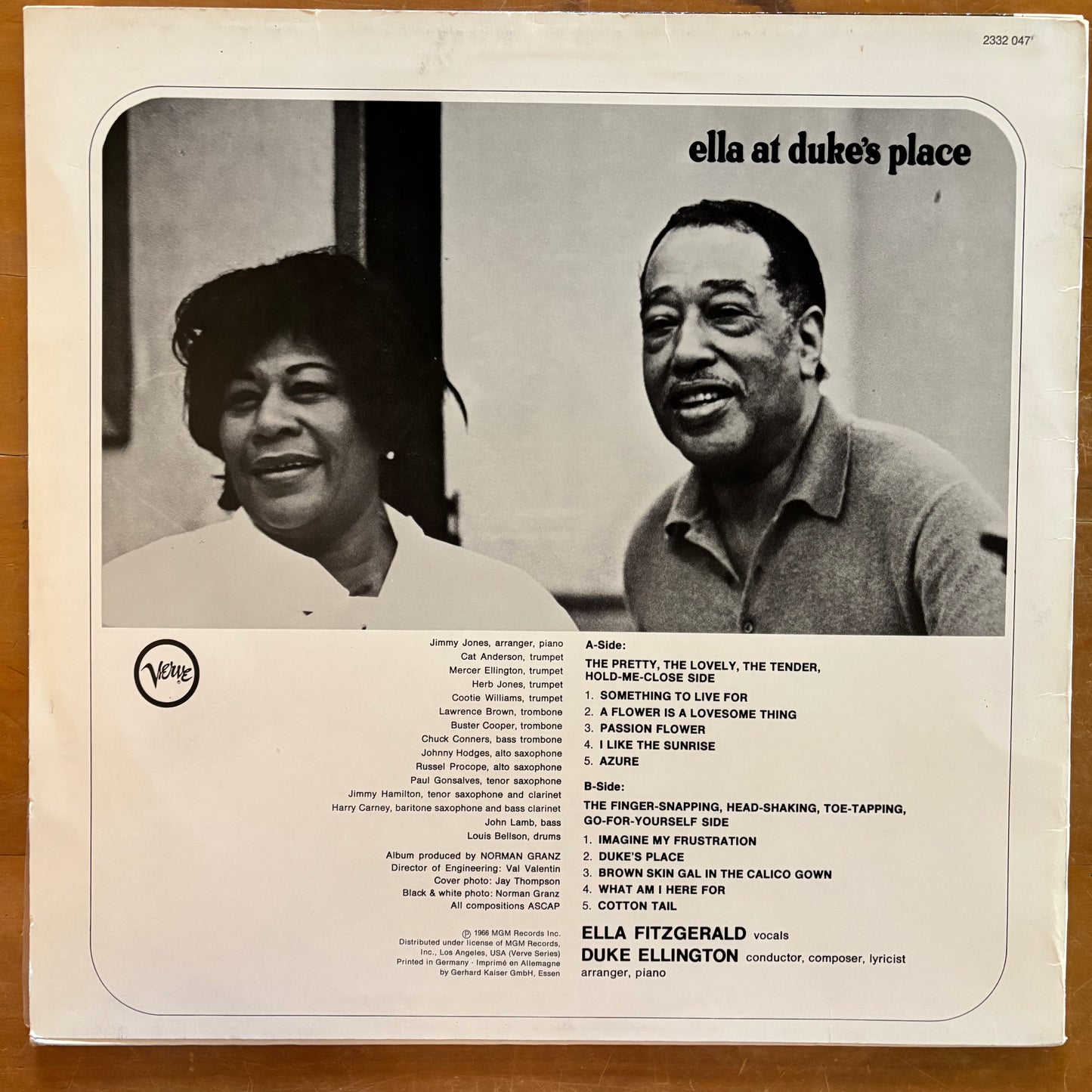 Ella Fitzgerald - Ella at Duke's Place