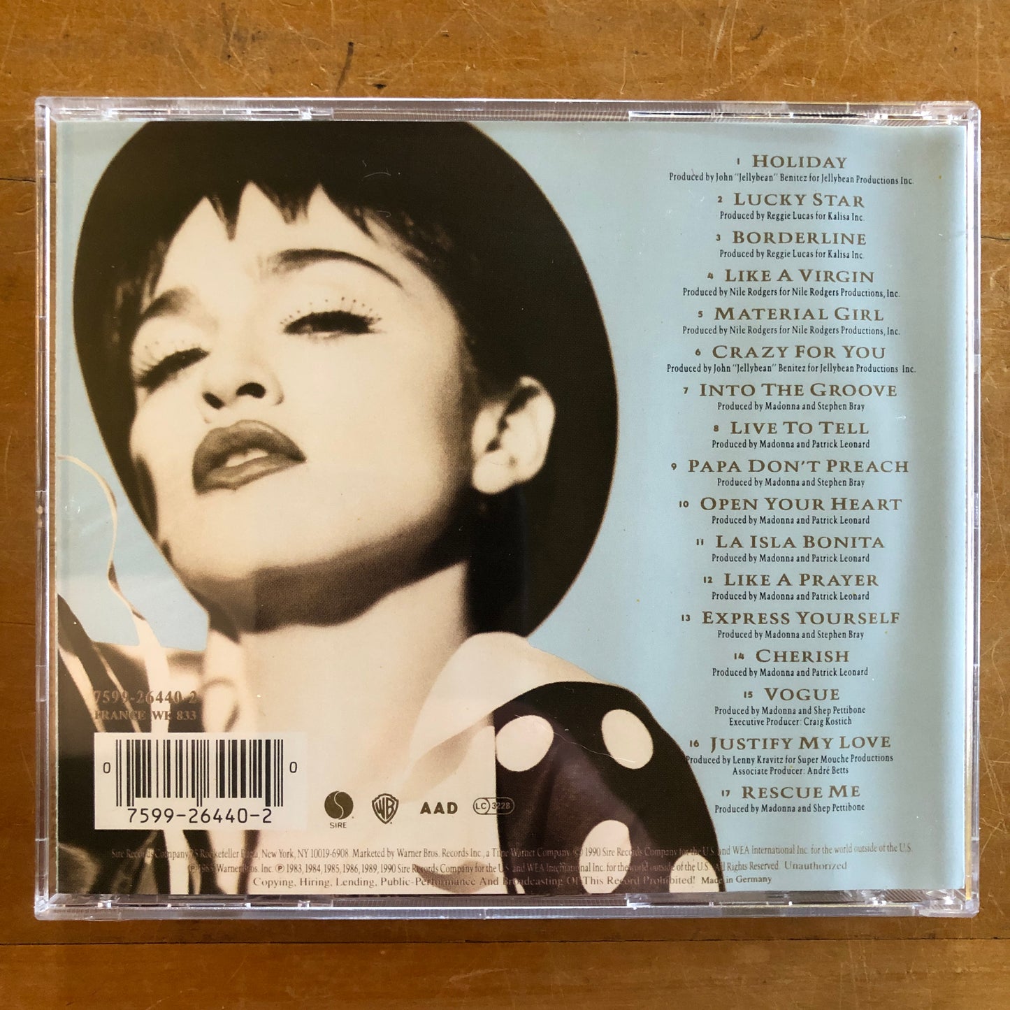Madonna - The Immaculate Collection (CD)