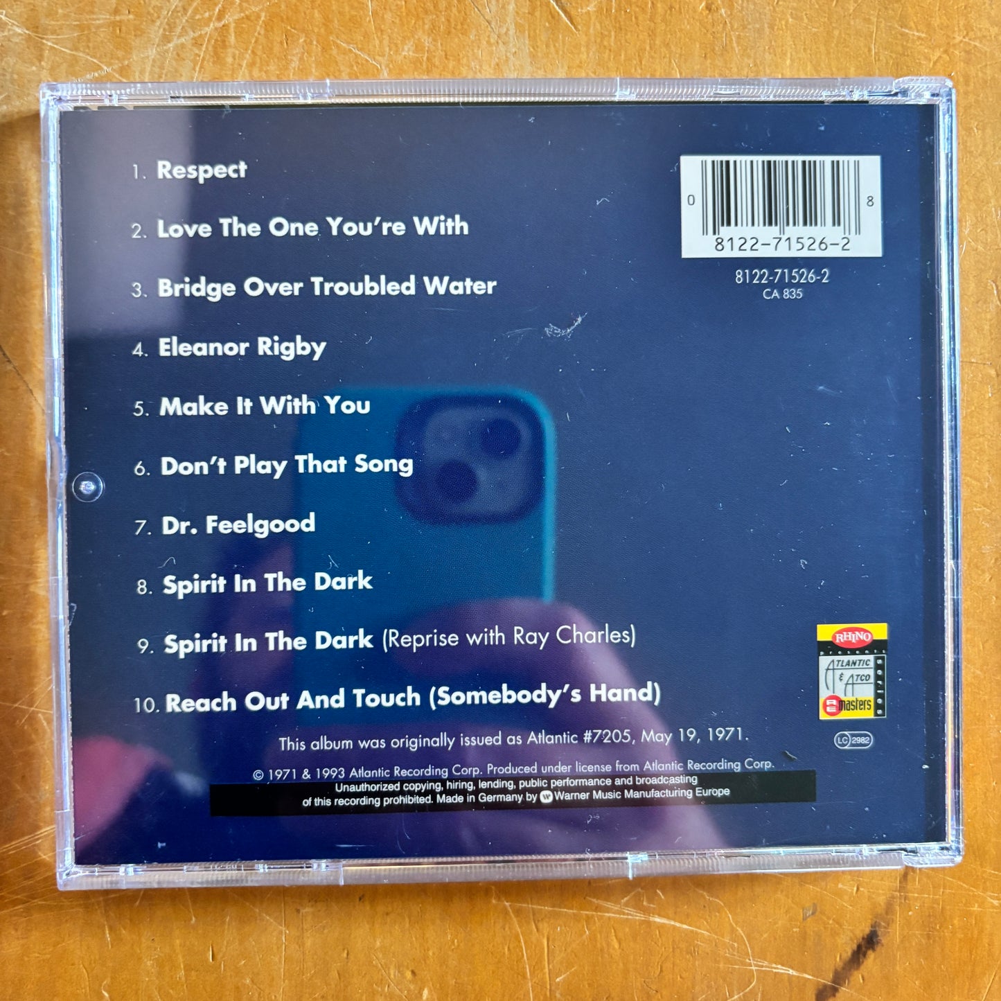 Aretha Franklin - Aretha Live At Filmore West (CD)