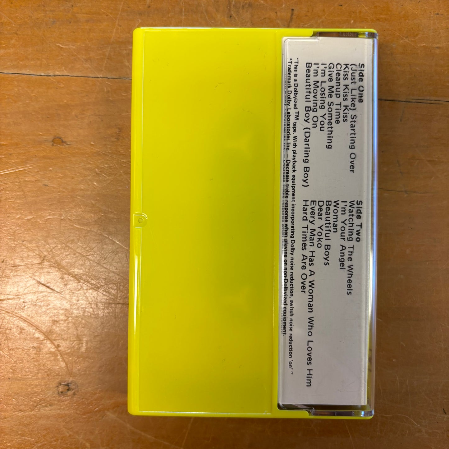 Yoko Ono & John Lennon - Double Fantasy (cassette)