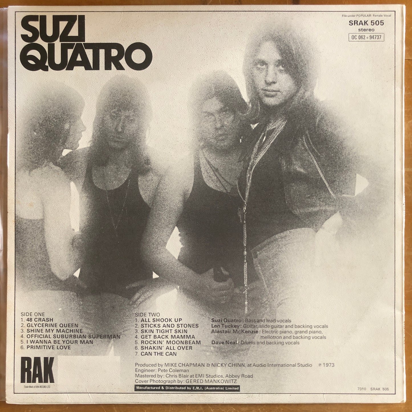 Suzi Quatro - can the can