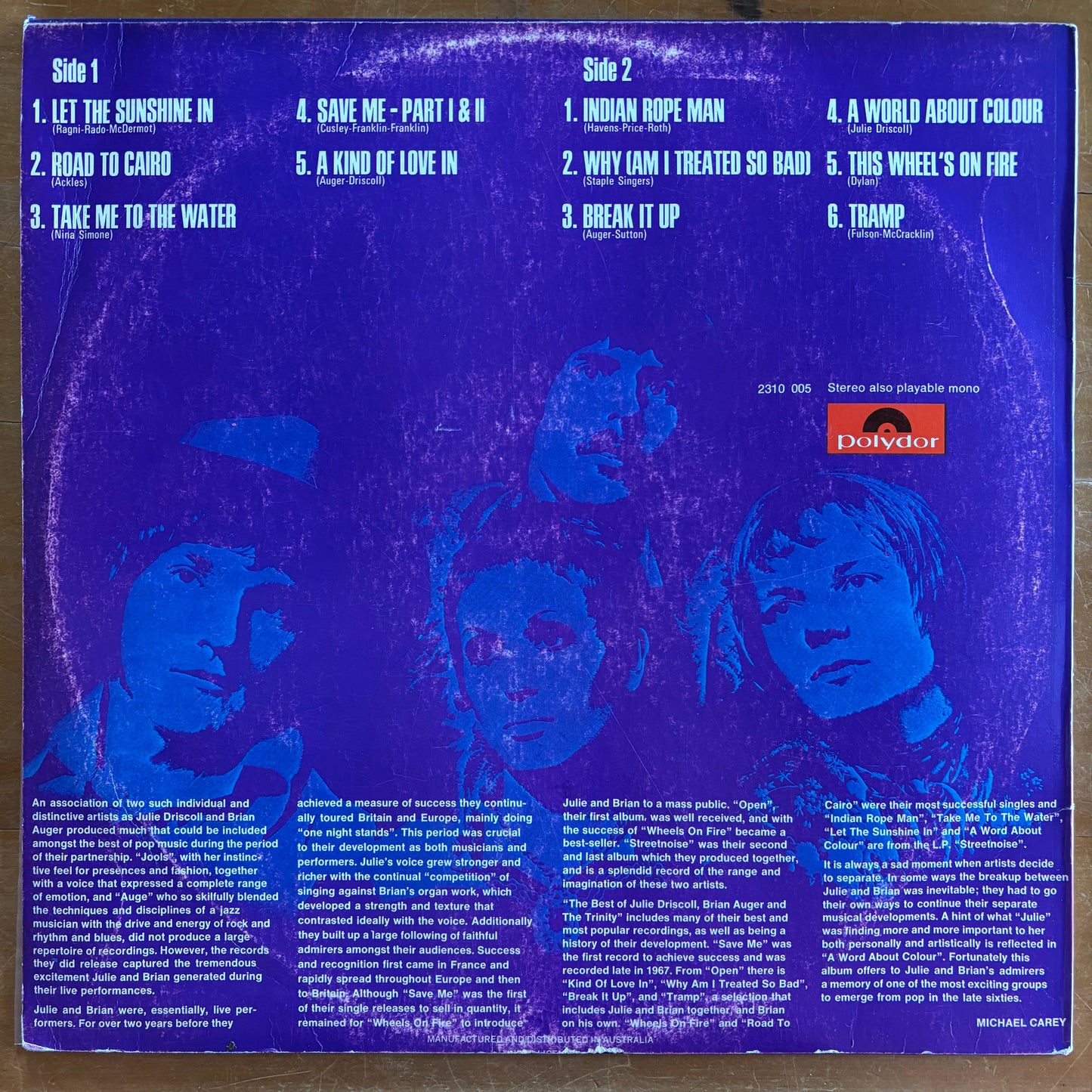 Julie Driscoll, Brian Auger & The Trinity - The Best Of Julie Driscoll, Brian Auger & The Trinity