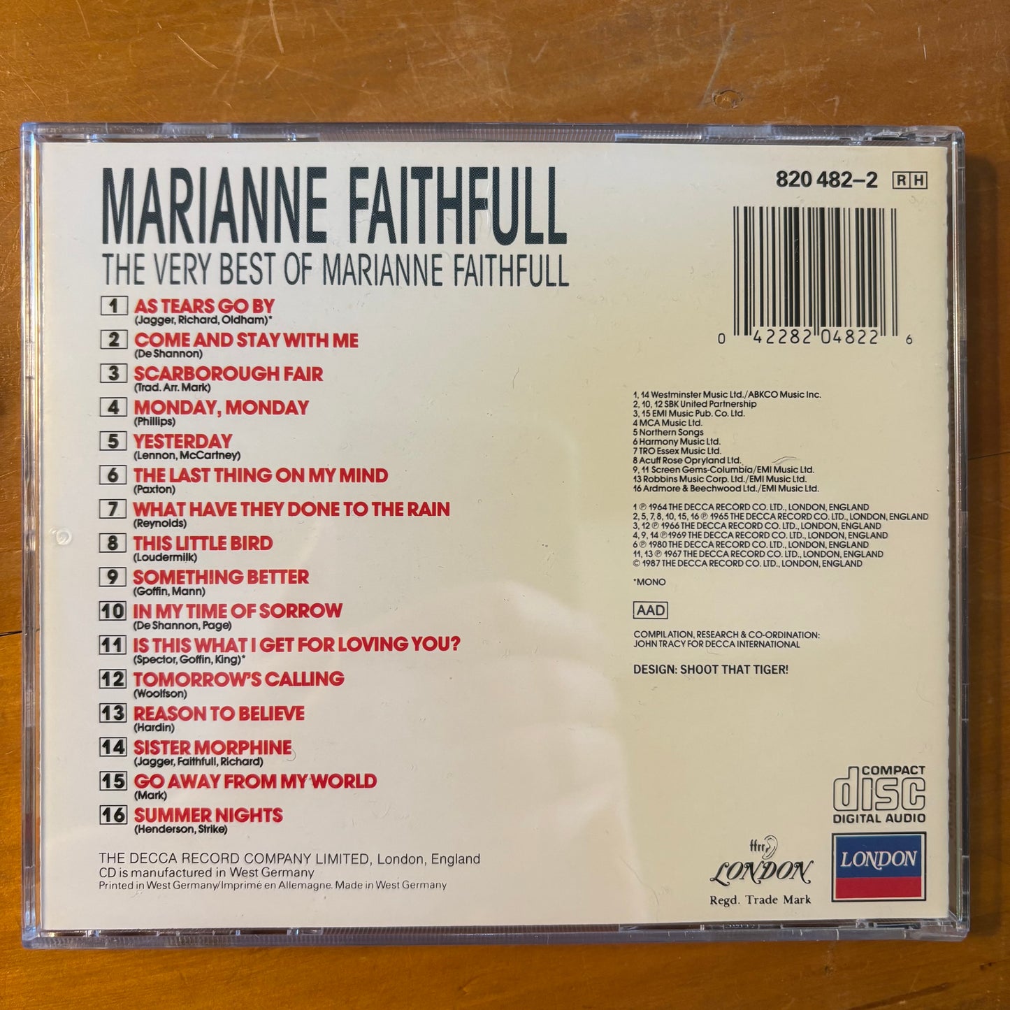 Marianne Faithfull - The Very Best Of Marianne Faithfull (CD)