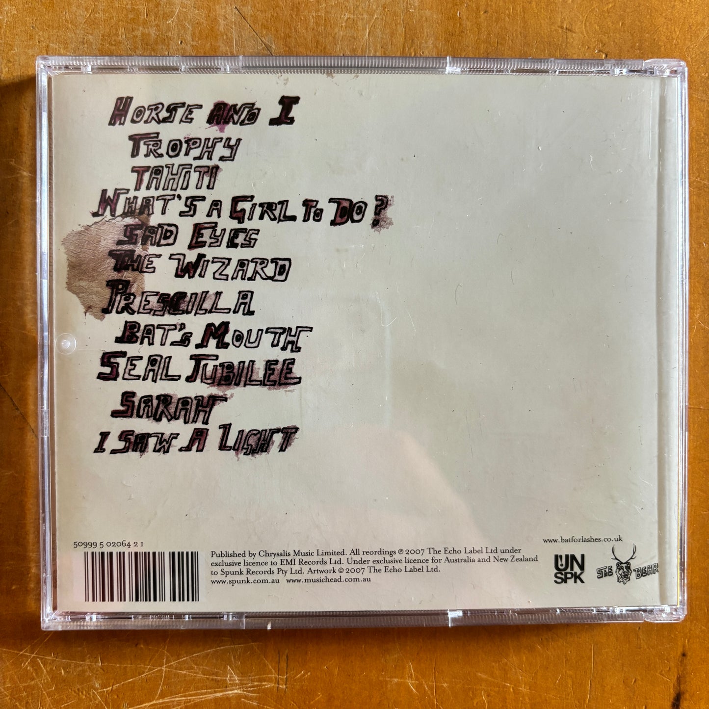 Bat For Lashes - Fur And Gold (CD)