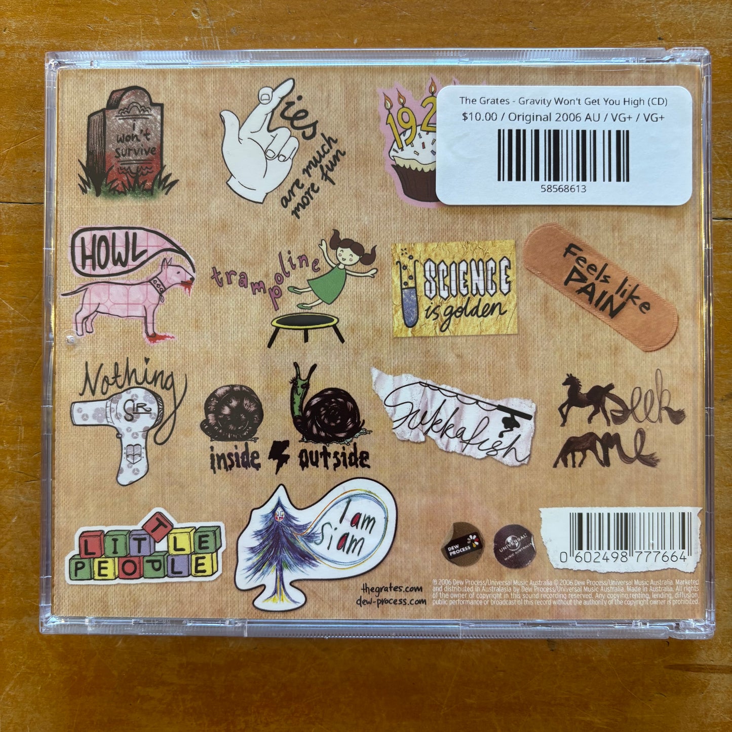The Grates - Gravity Won't Get You High (CD)
