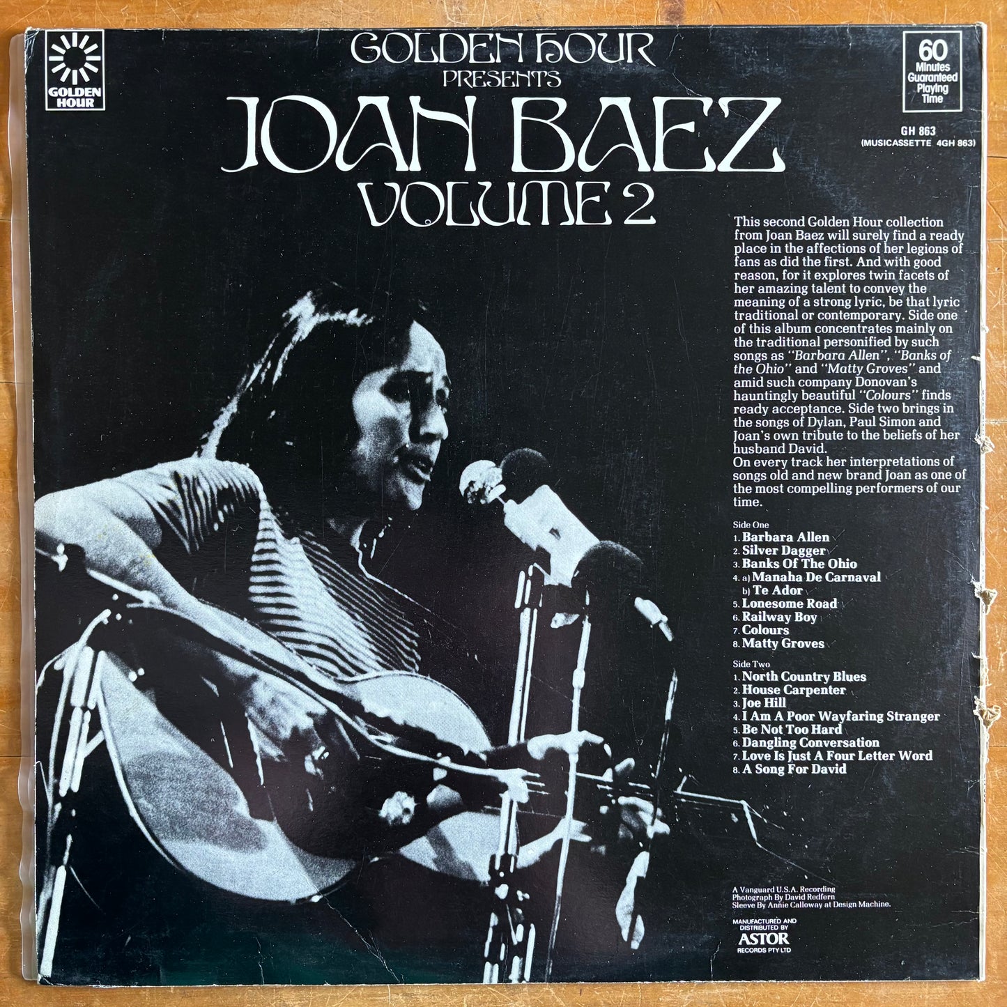 Joan Baez - Golden Hour Presents Joan Baez Vol.2