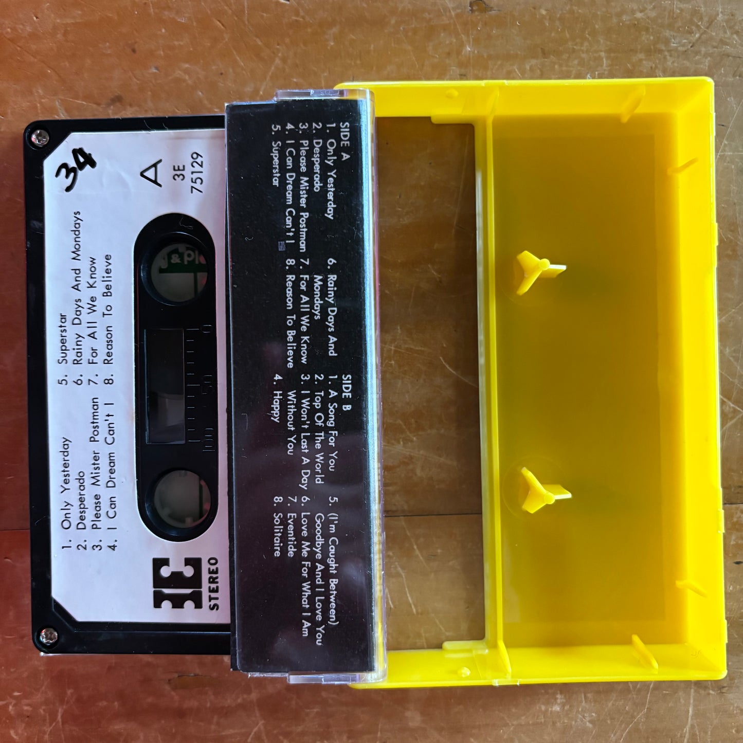 Carpenters - Only Yesterday & Please Mr Postman (cassette)