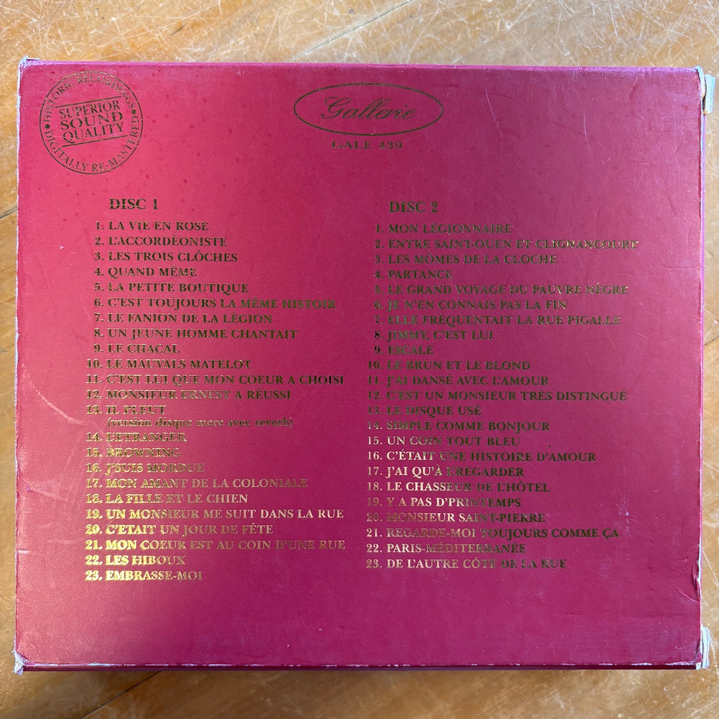 Edith Piaf - A Portrait Of Piaf (2xCD)