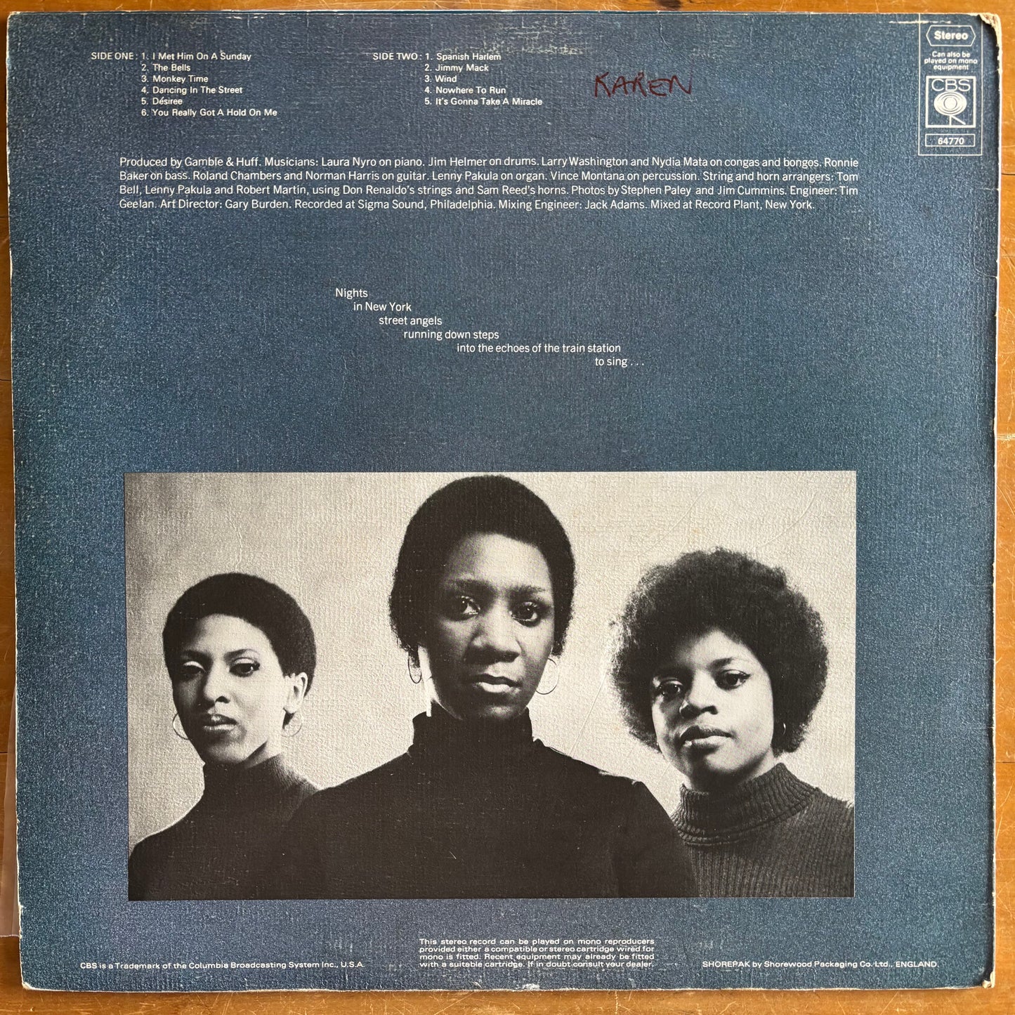 Laura Nyro & Labelle - Gonna Take A Miracle