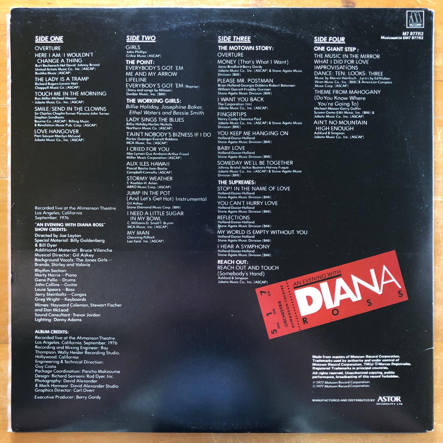 Diana Ross - An Evening With Diana Ross (2xLP)