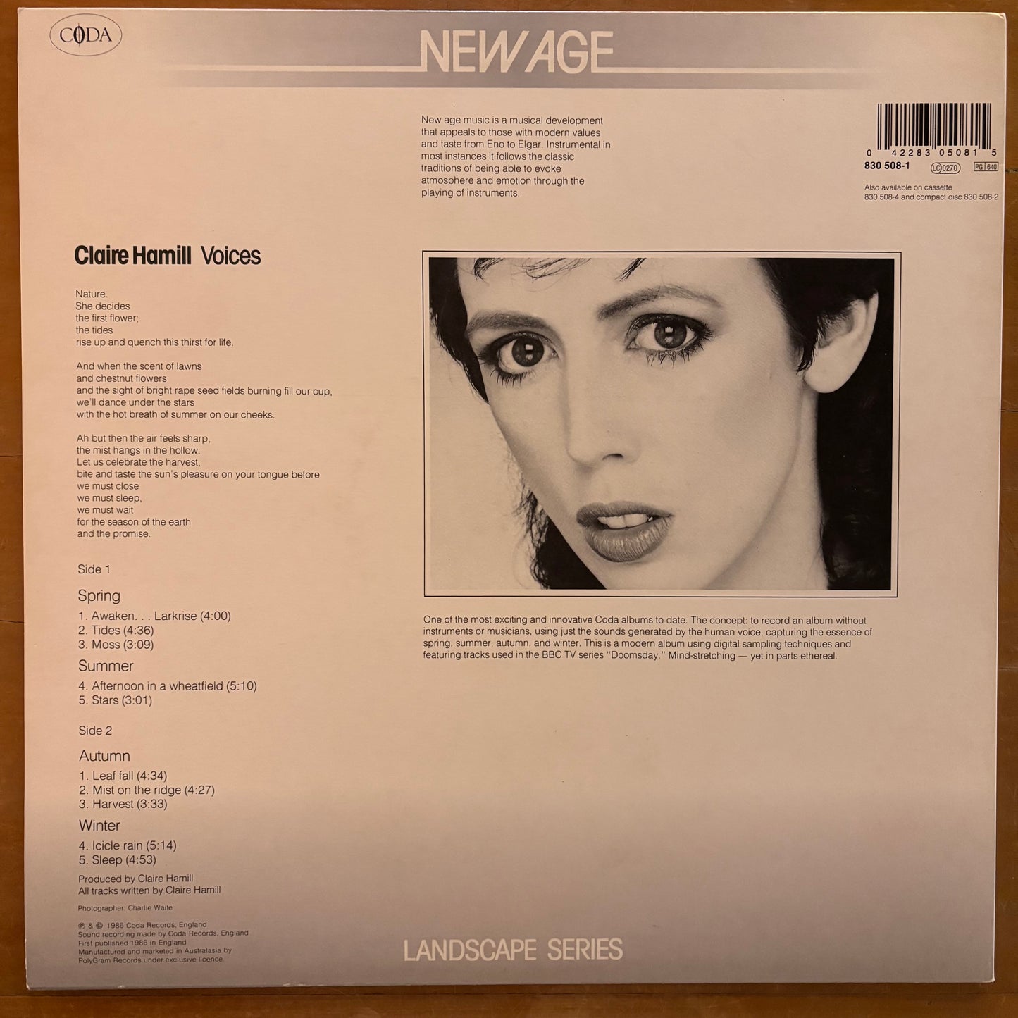 Claire Hamill - Voices