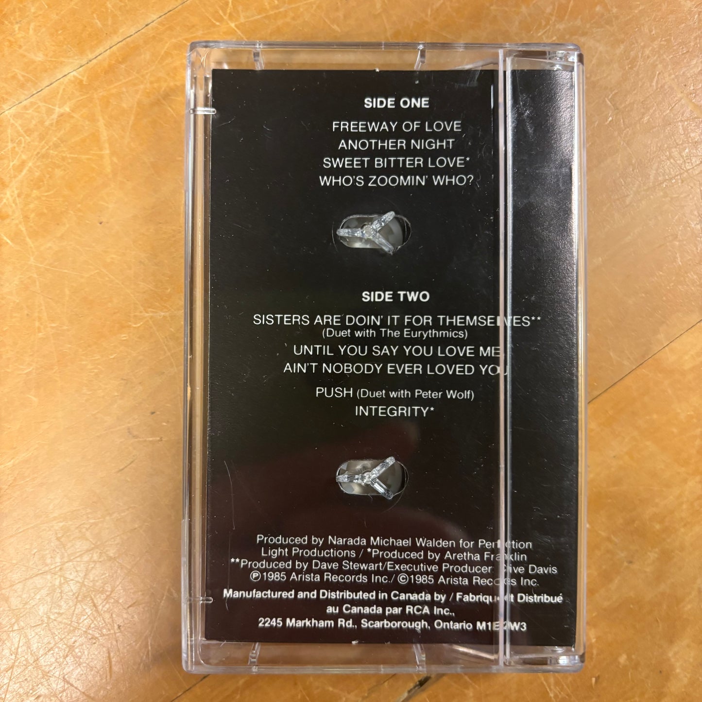 Aretha Franklin - Who's Zoomin' Who? (cassette)
