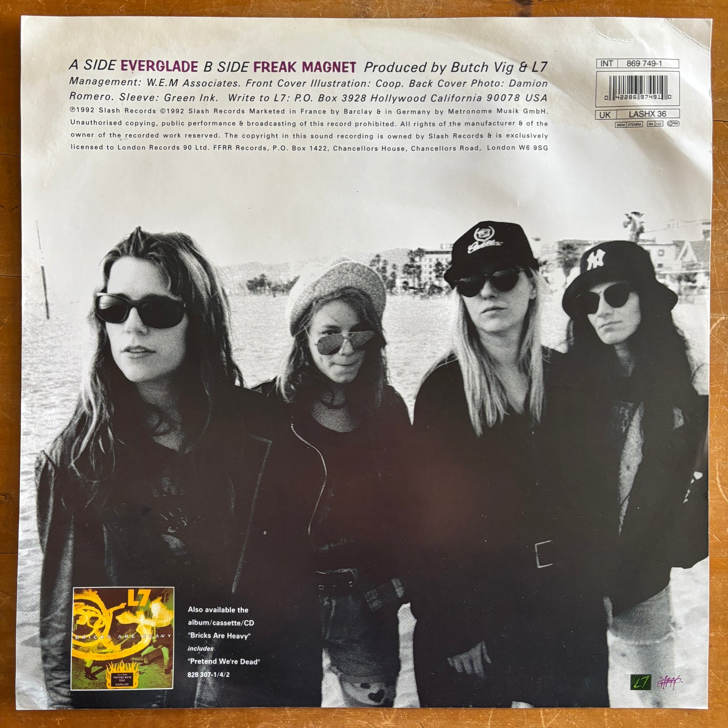 L7 - Everglade (12" pic. disc)