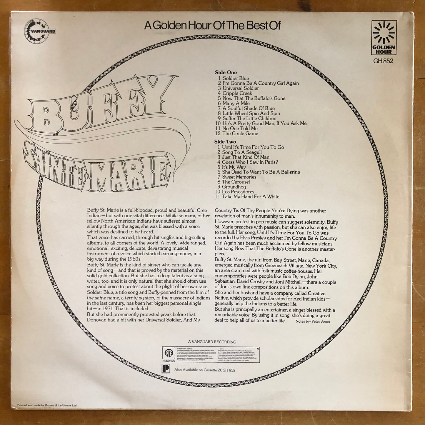 Buffy Sainte-Marie - A Golden Hour Of The Best Of Buffy Sainte-Marie