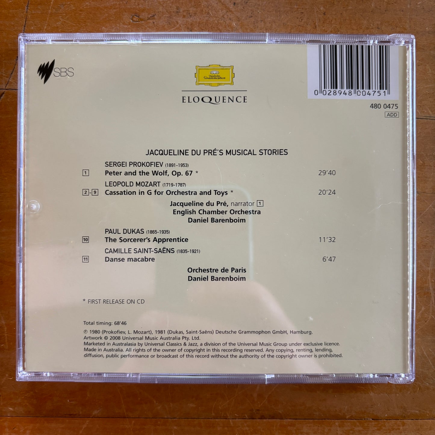 Jacqueline du Pré - Musical Stories (CD)