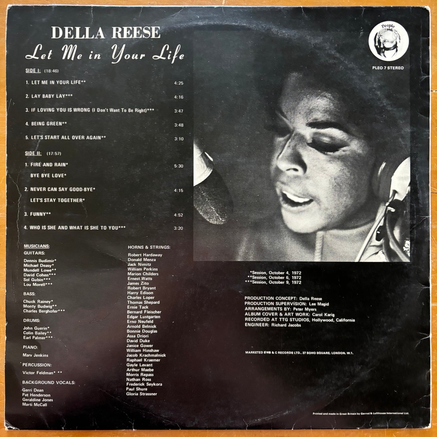 Della Reese - Let Me In Your Life