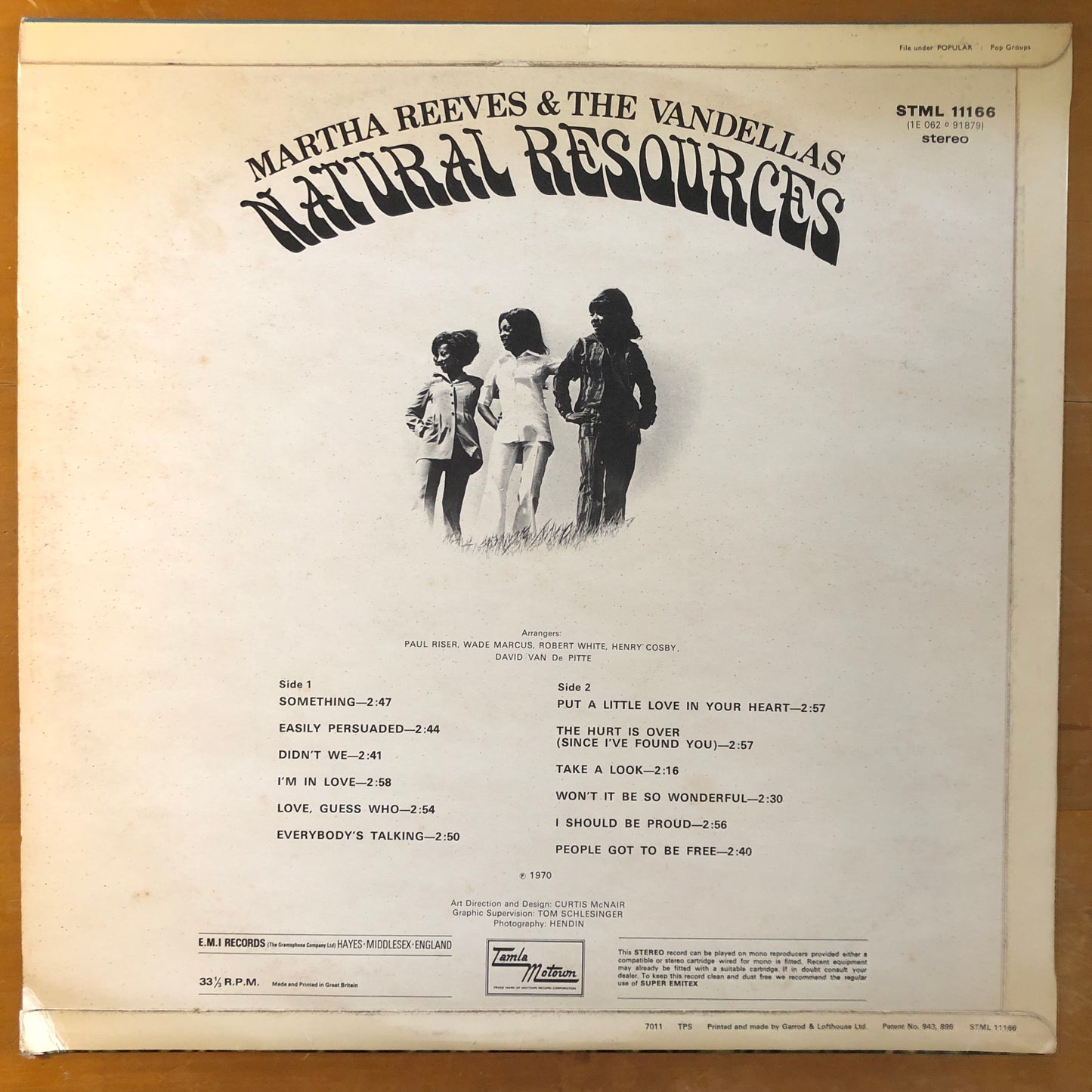Martha Reeves & The Vandellas - Natural Resources
