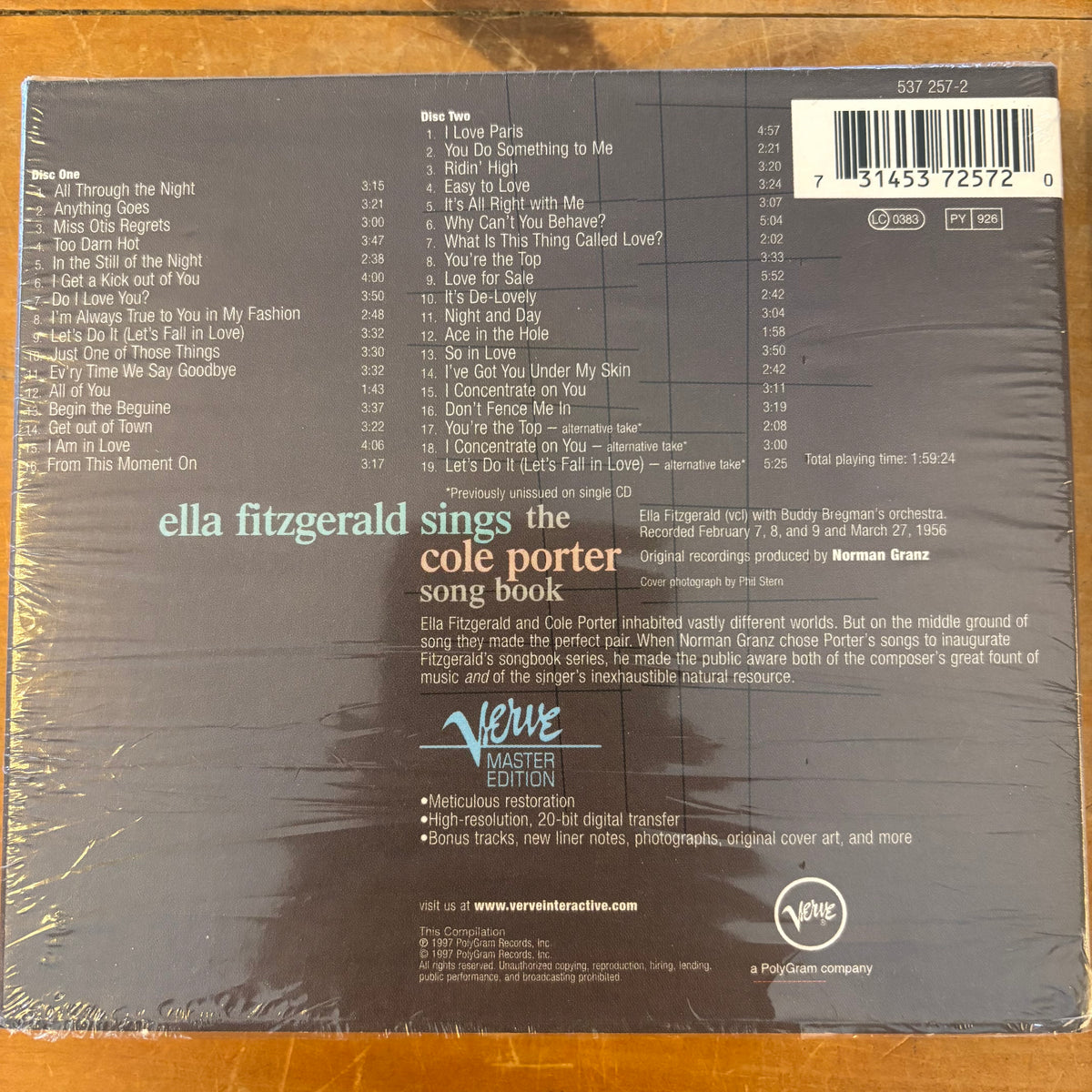 Ella Fitzgerald - Sings the Cole Porter Song Book (2xCD)
