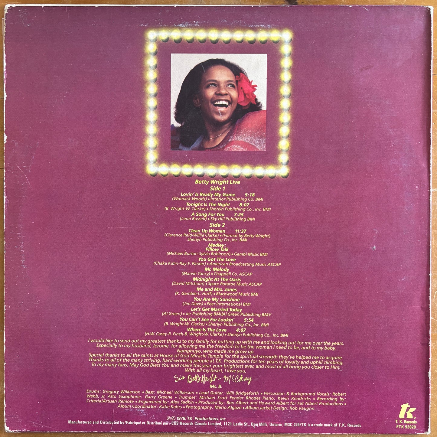 Betty Wright - Betty Wright Live