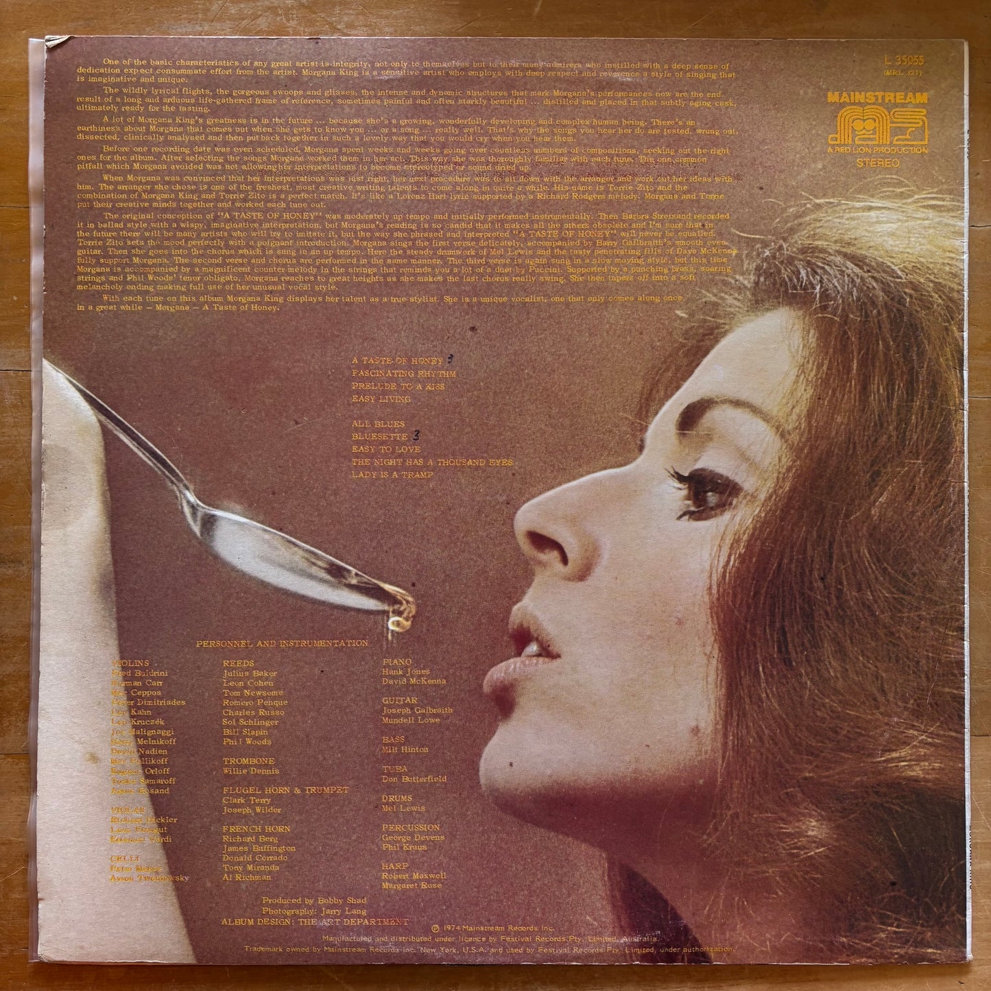 Morgana King - A Taste Of Honey