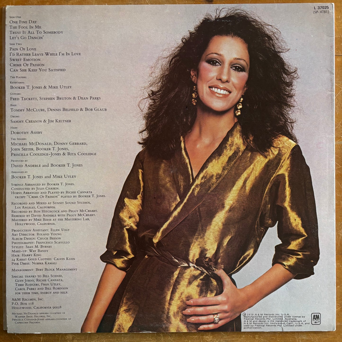 Rita Coolidge - Satisfied