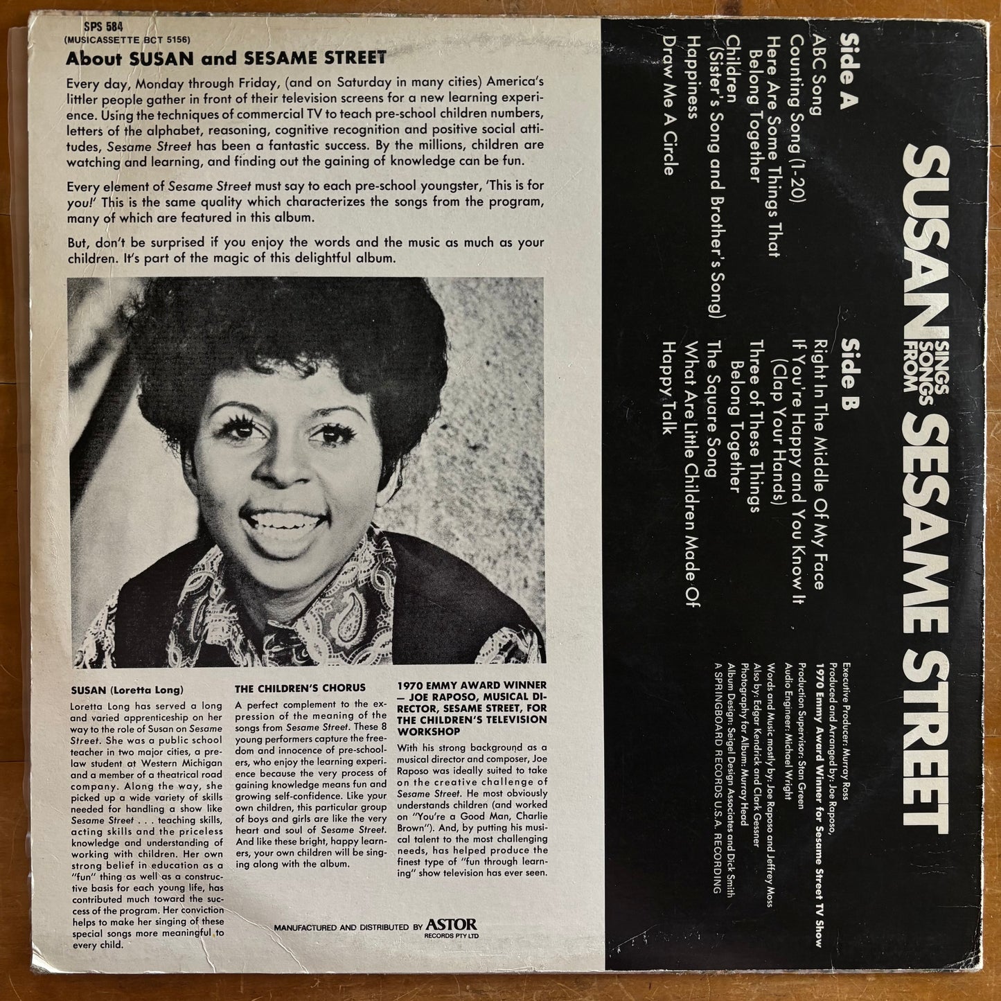 Susan - Sings Songs From Sesame Street