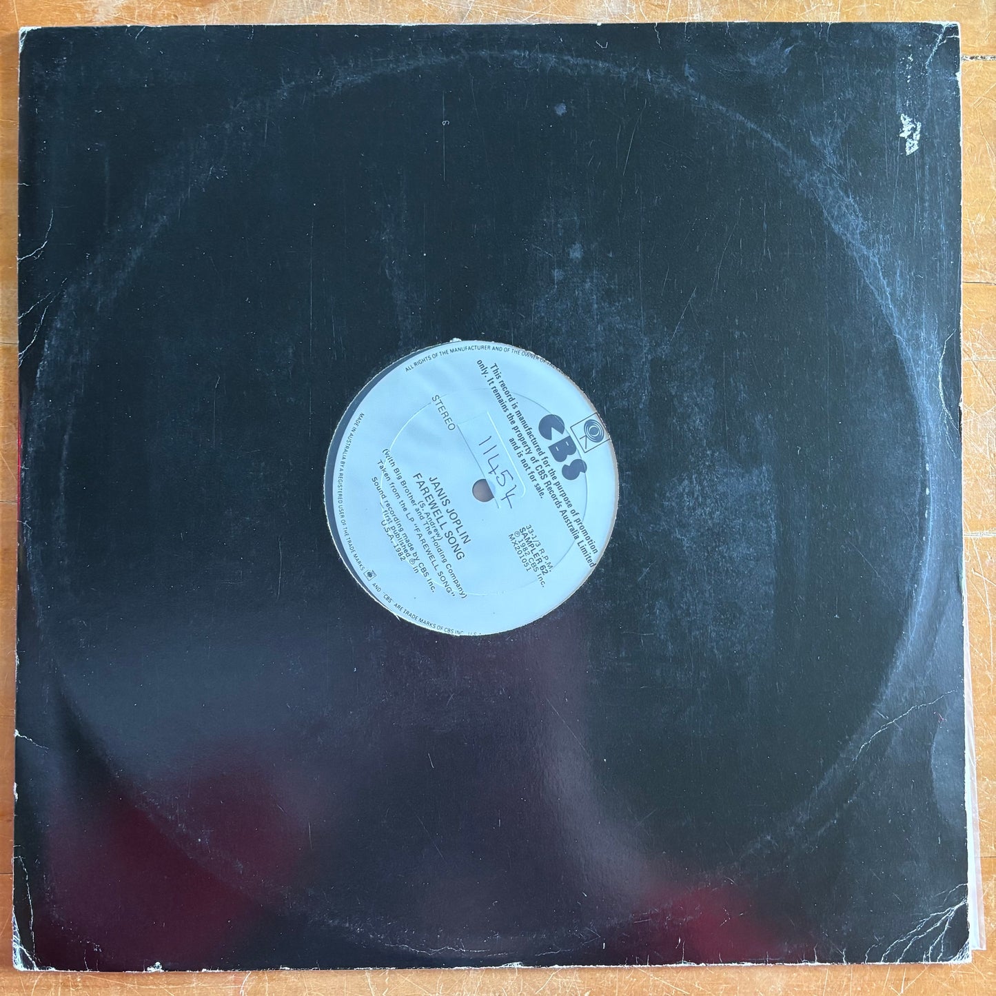 Janis Joplin - 3 Song Sampler (12" single)