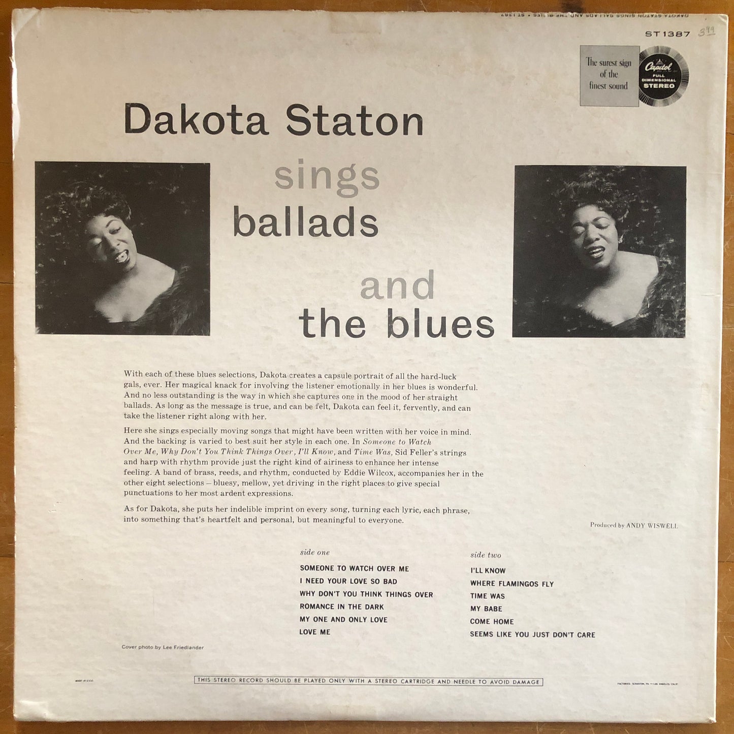 Dakota Staton - Sings Ballads And The Blues