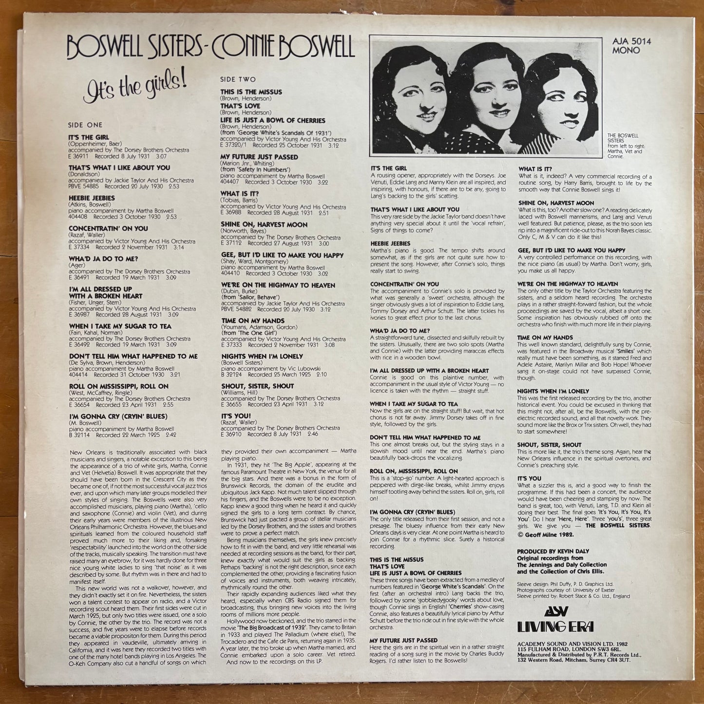 The Boswell Sisters - It's The Girls!