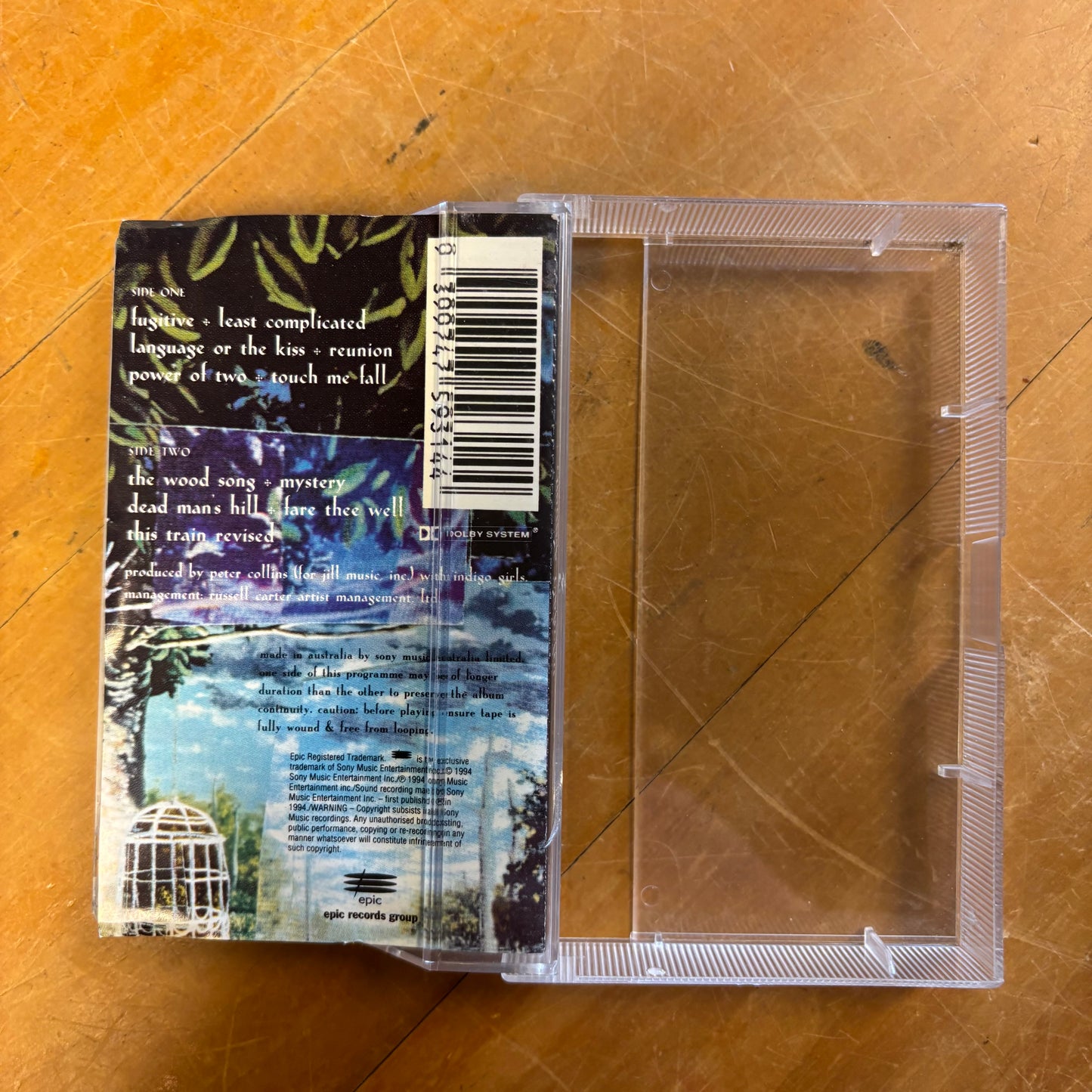 Indigo Girls - Swamp Ophelia (Cassette)