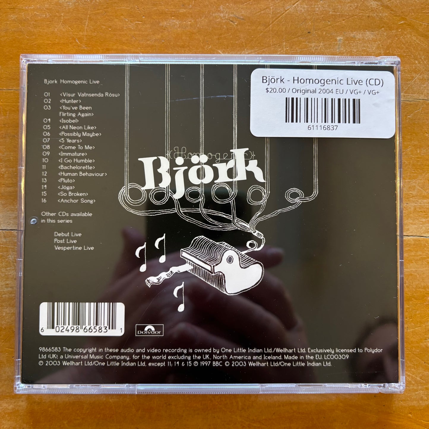 Björk - Homogenic Live (CD)