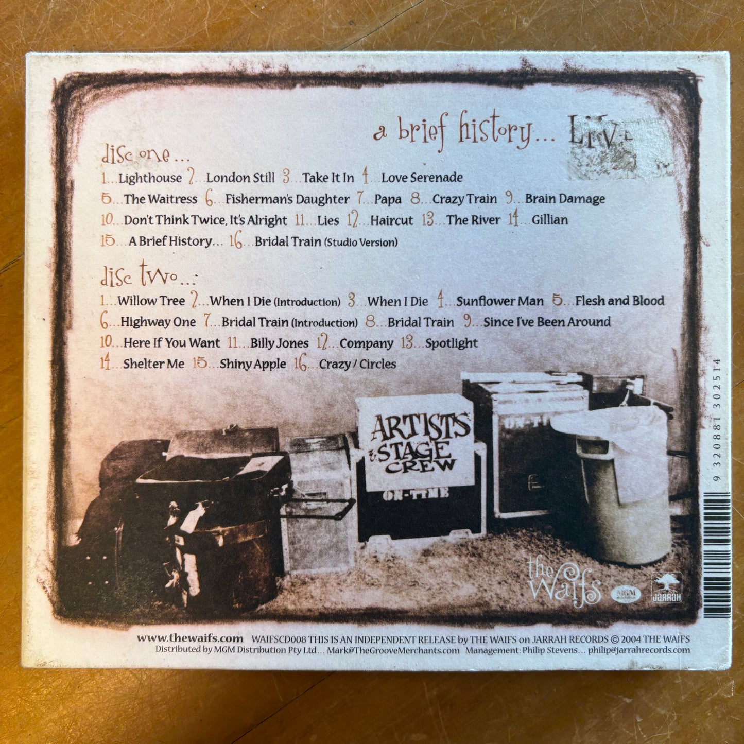 The Waifs - A Brief History... (2xCD)