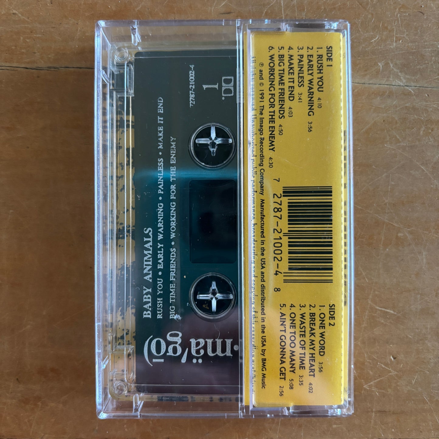 Baby Animals - Baby Animals (Cassette)