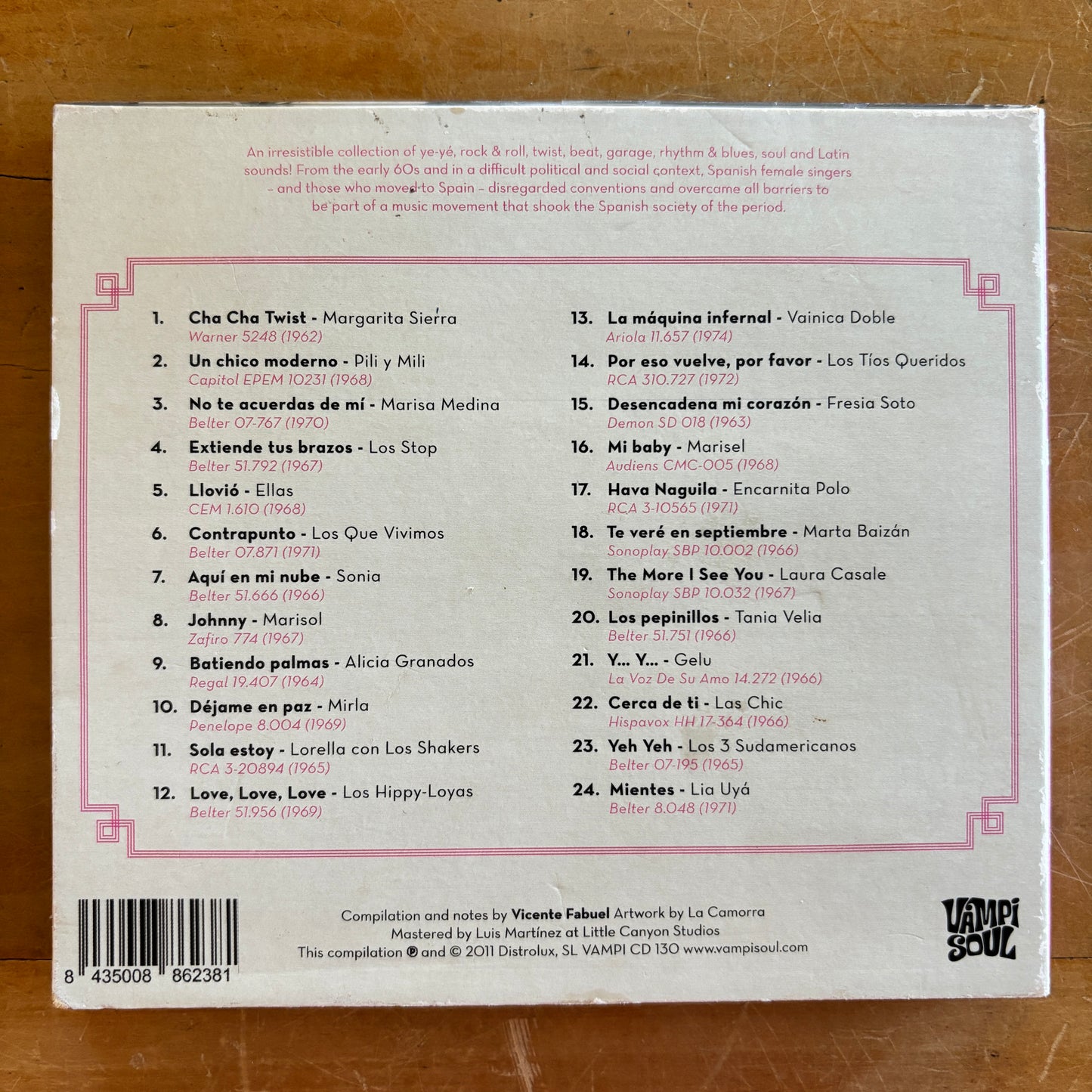 Various - ¡Chicas! Spanish Female Singers 1962-1974 (CD)