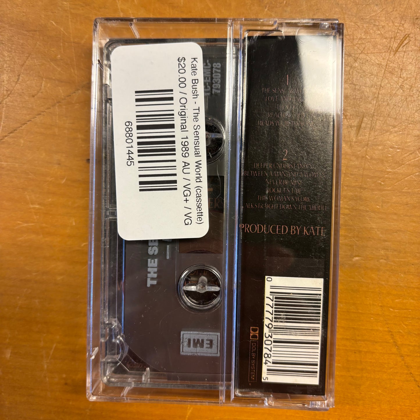 Kate Bush - The Sensual World (cassette)