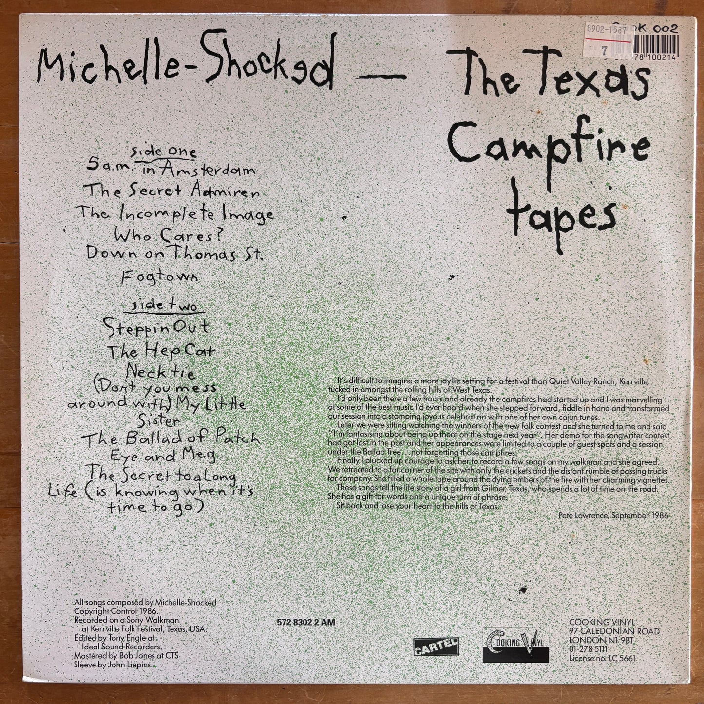 Michelle Shocked - The Texas Campfire Tapes