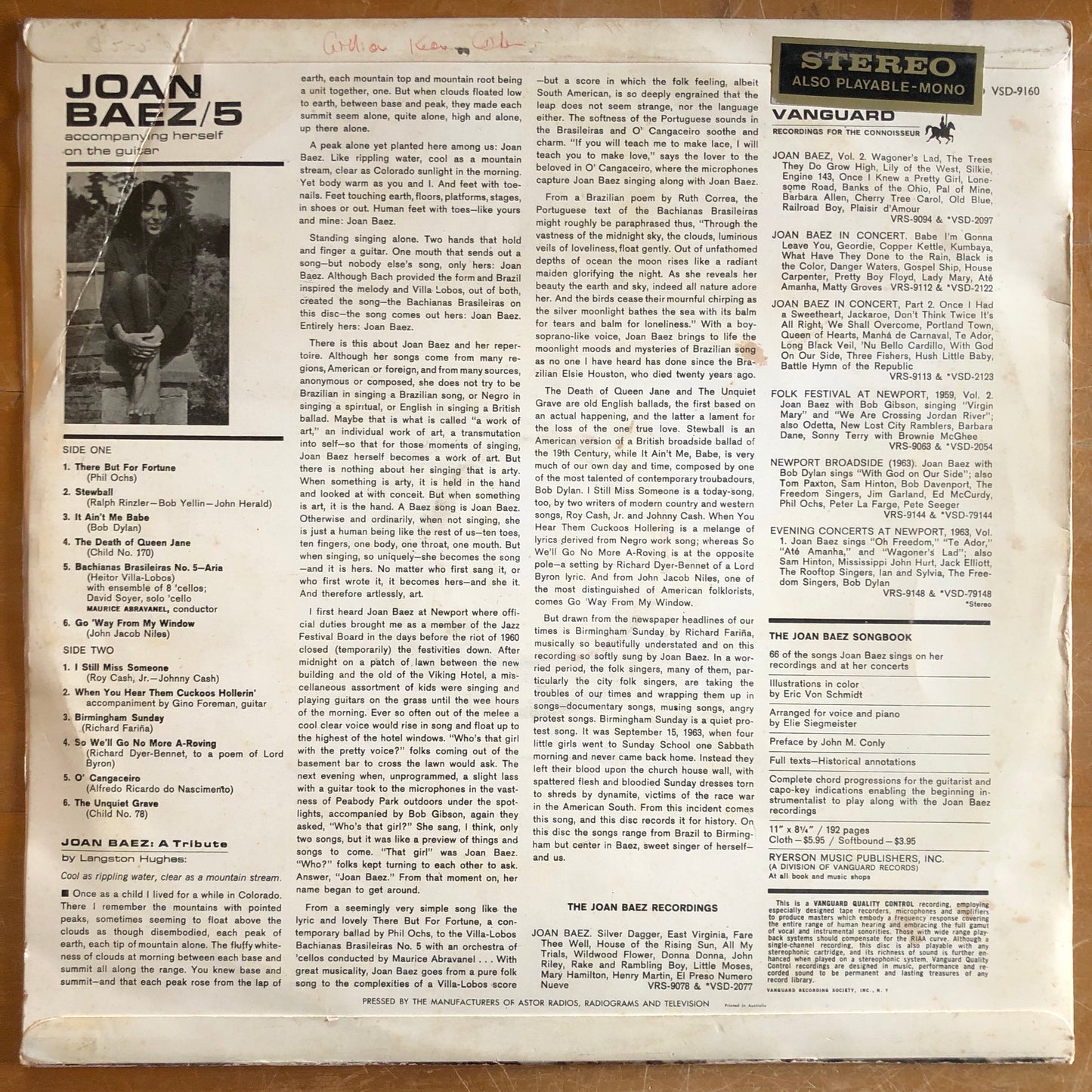Joan Baez - Joan Baez/5