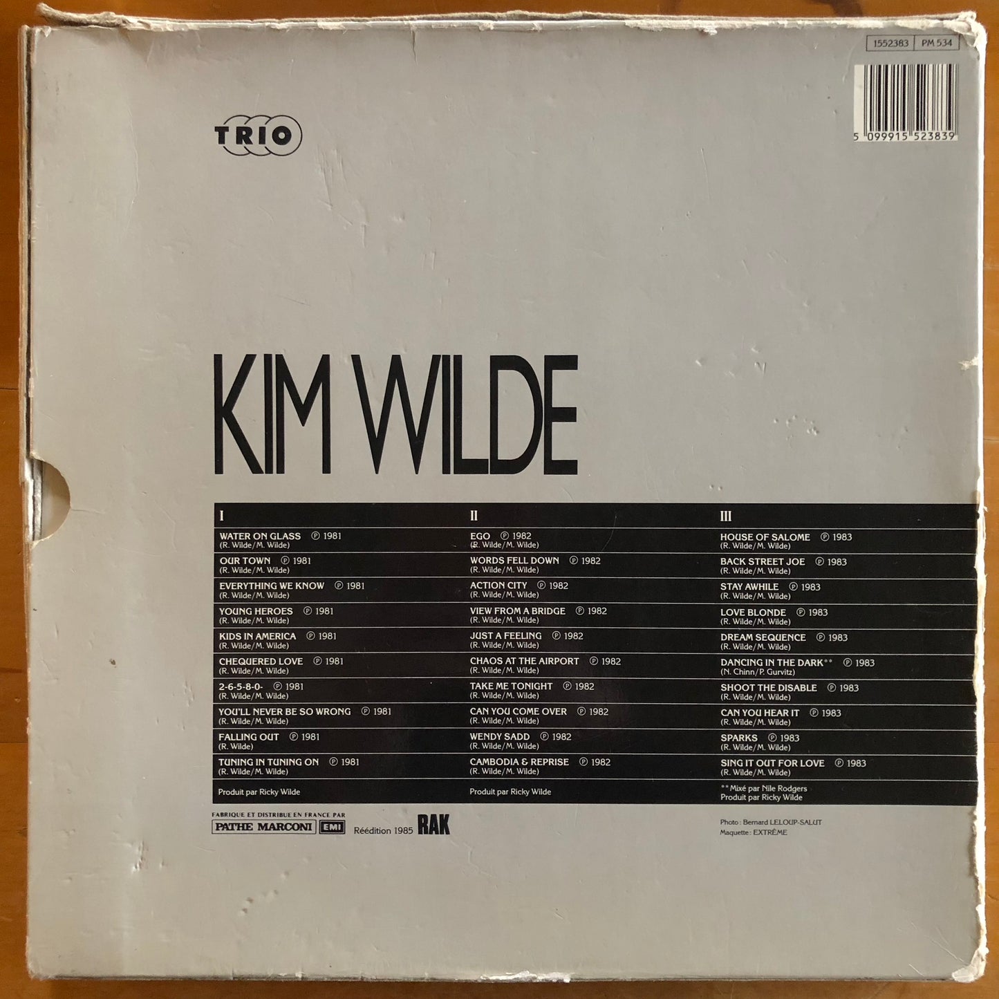 Kim Wilde - Trio (3xLP Boxed set)