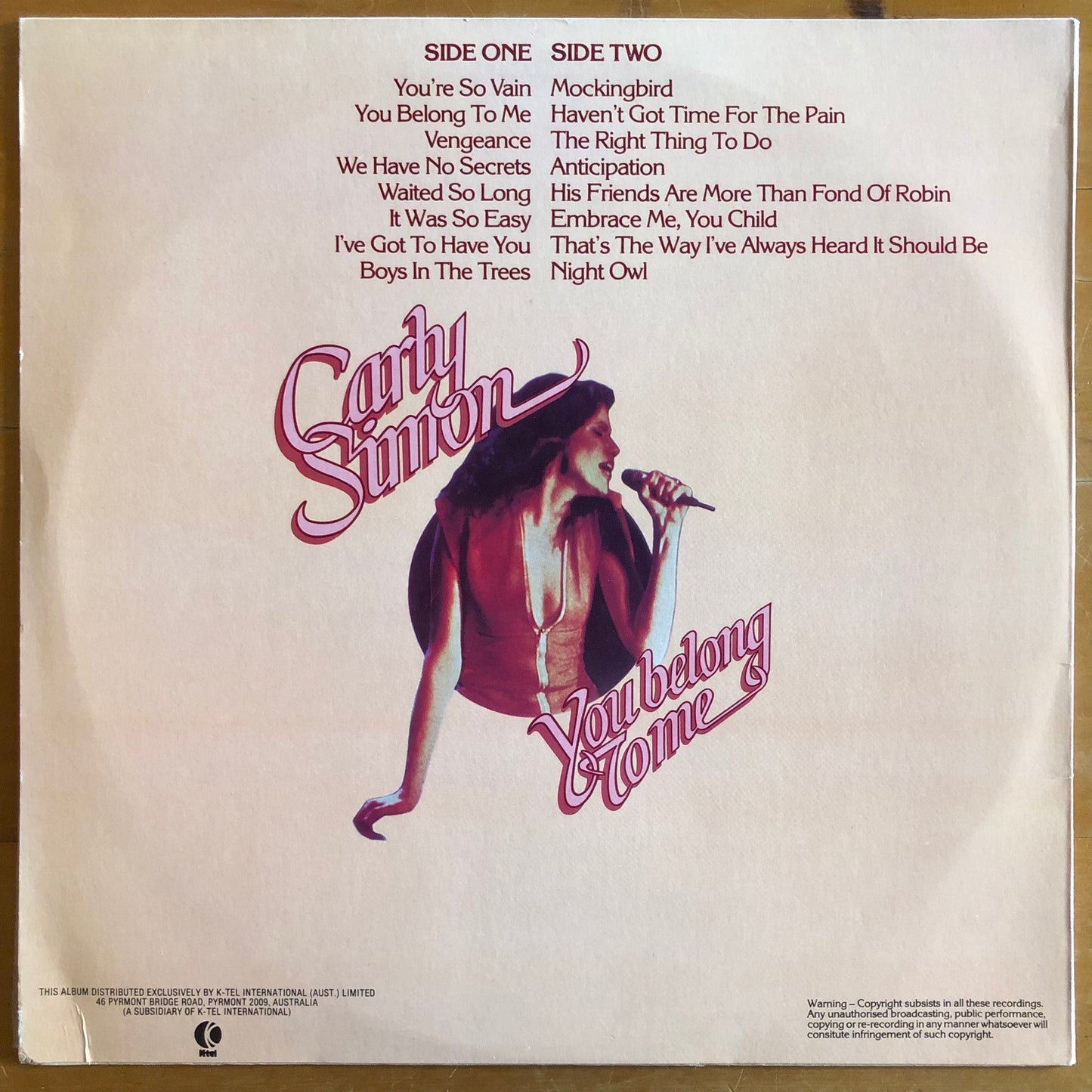 Carly Simon - You Belong To Me