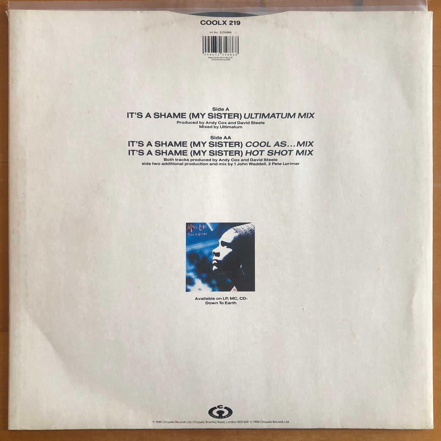 Monie Love - It's A Shame (My Sister) (12" single)