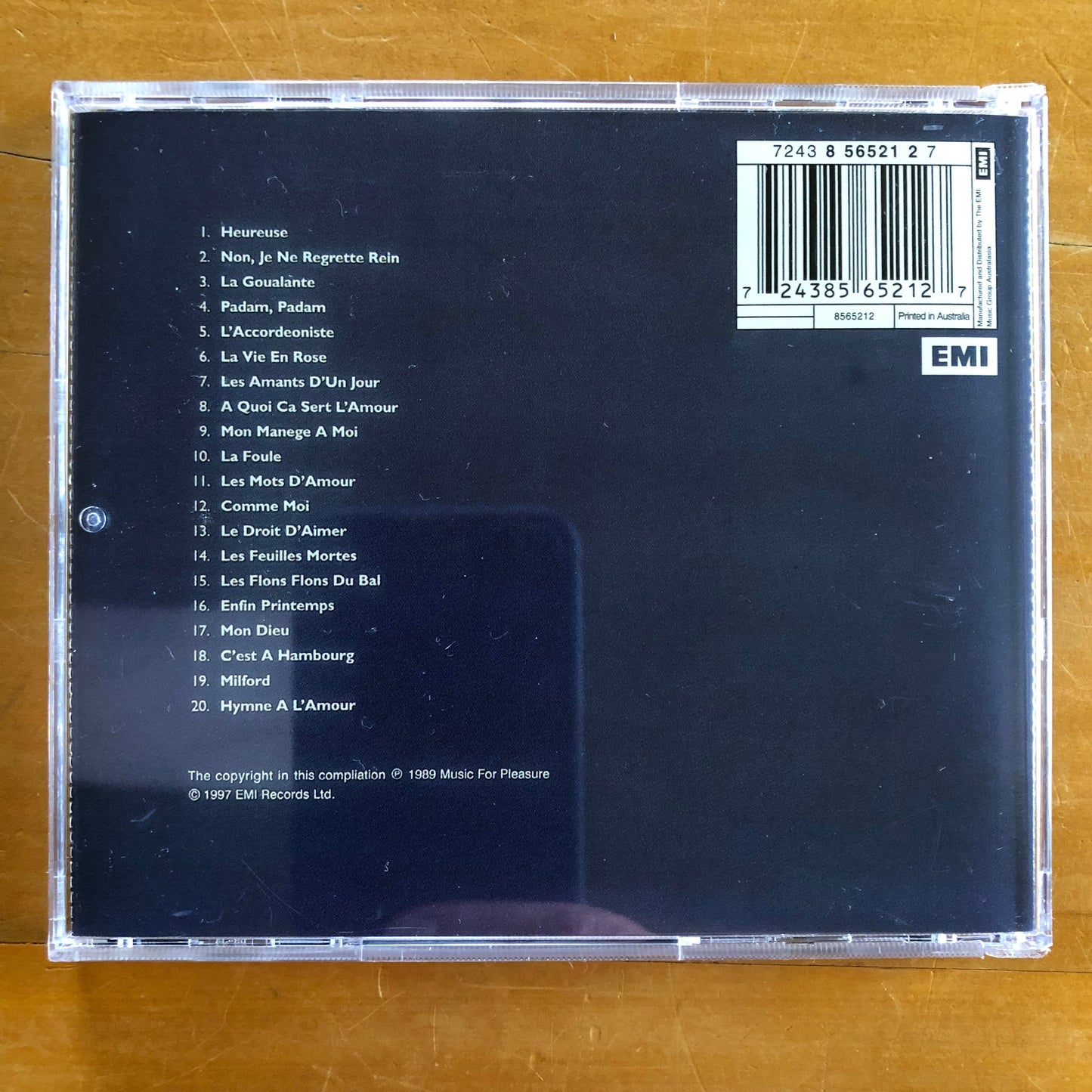 Edith Piaf - The Very Best Of Edith Piaf (CD)