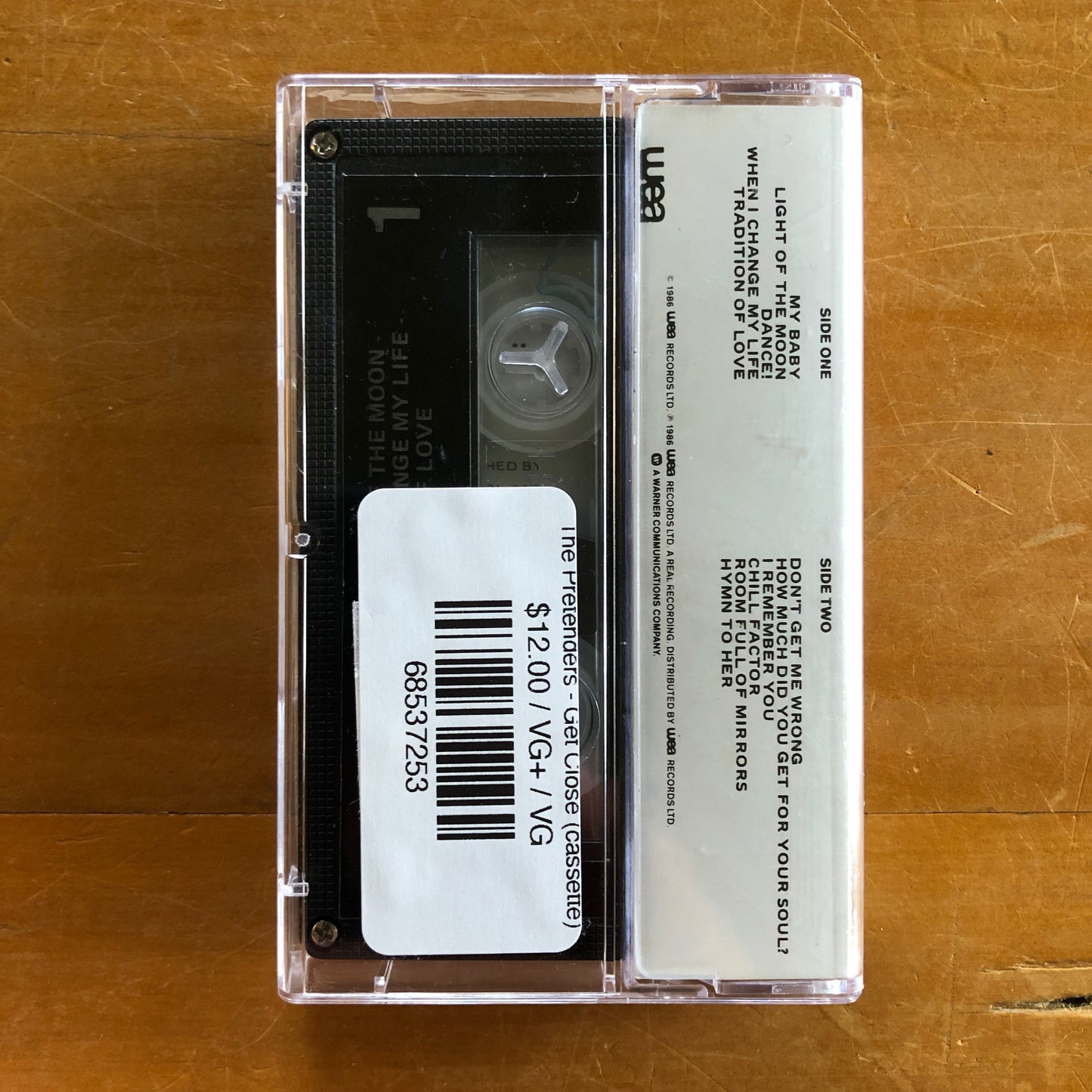 The Pretenders - Get Close (cassette)