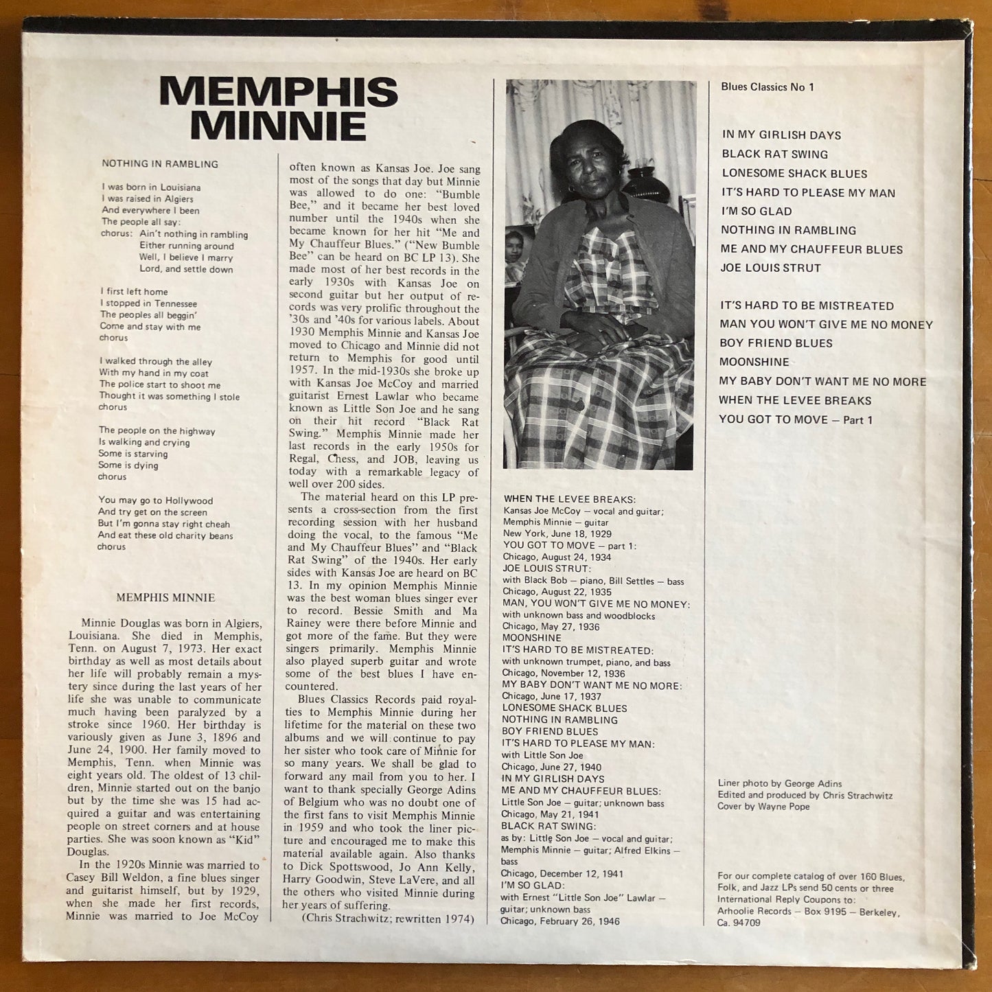 Memphis Minnie - Blues Classics By Memphis Minnie