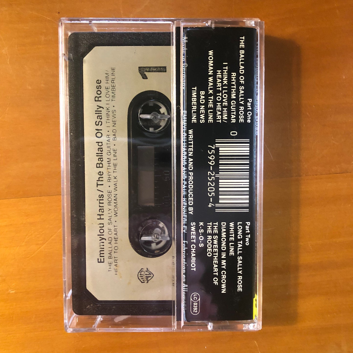 Emmylou Harris - The Ballad Of Sally Rose (Cassette)