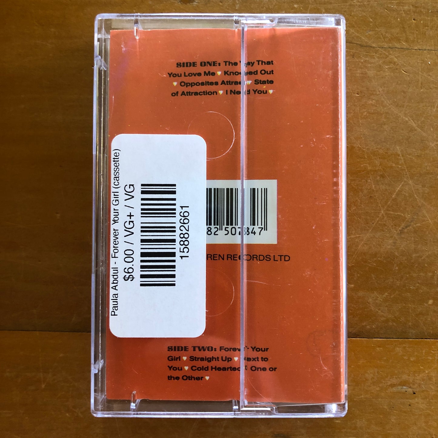 Paula Abdul - Forever Your Girl (cassette)