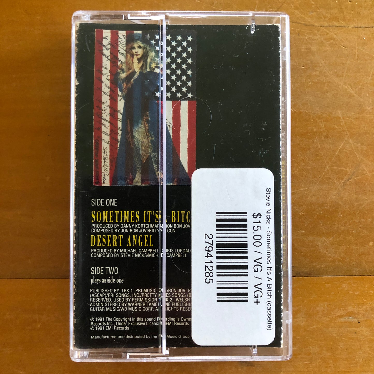 Stevie Nicks - Sometimes It's A Bitch (cassette)